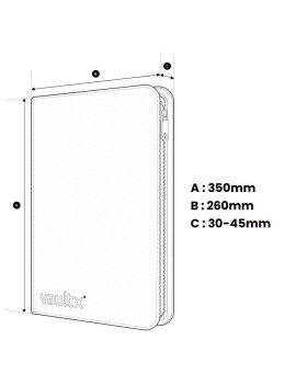 Binder zip 9 emplacements VAULTX