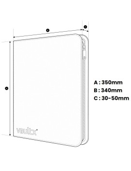 Binder zip 12 emplacements VAULTX